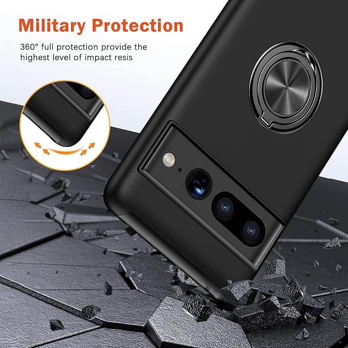 Coque hybride magnétique invisible pour Google Pixel 7A Coque hybride magnétique invisible pour Google Pixel 7A
